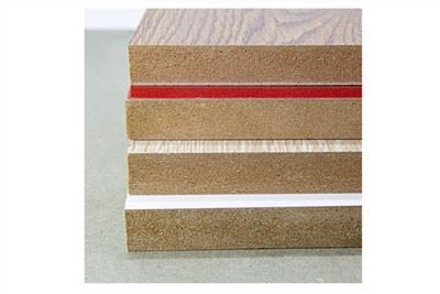 Vitbelagd MDF 3 mm